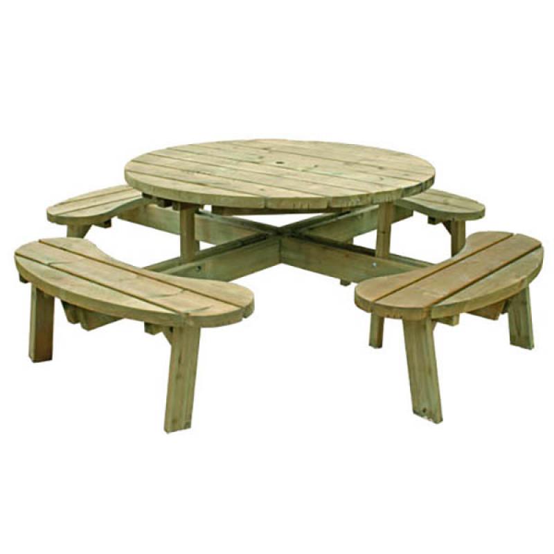 Large Round Heavy Duty Picnic Table Swansea | Picnic 