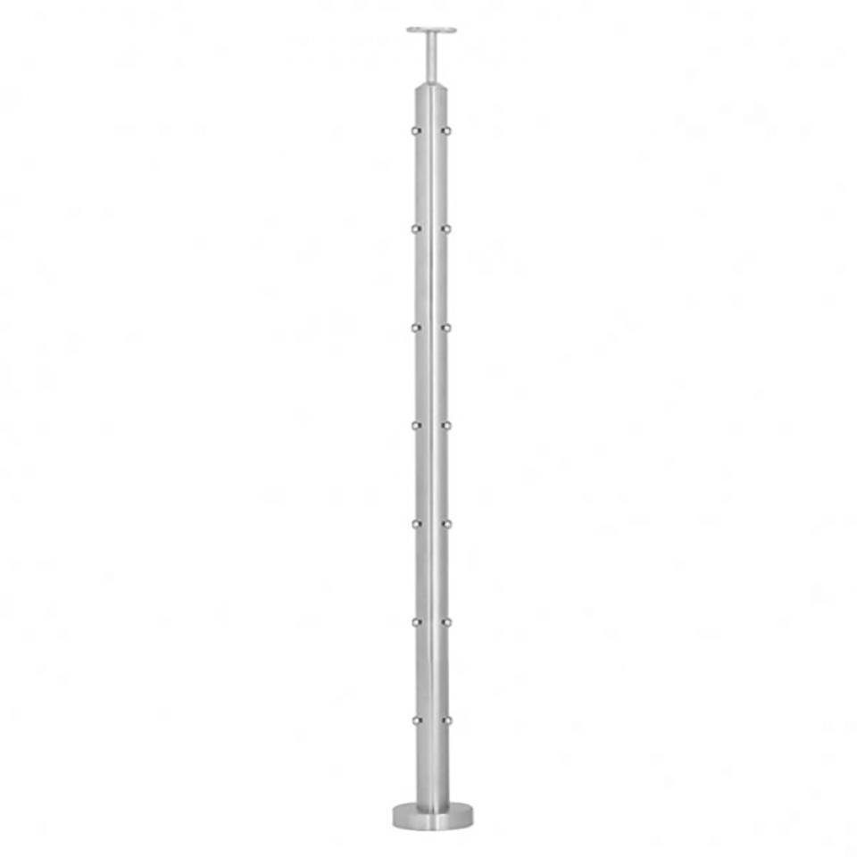 Wire Stainless 1000mm Corner Post - 14 Hole