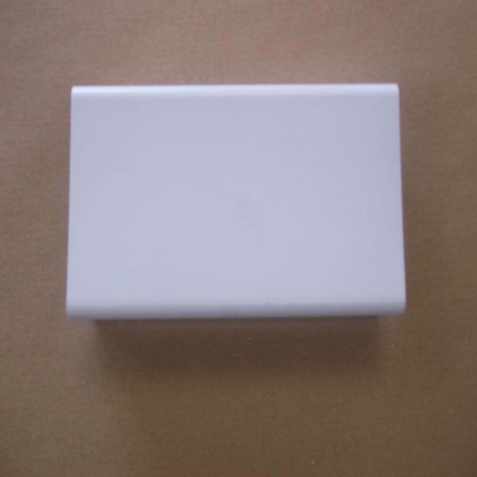 65mm Plain Stringer Unrouted White (5.6m)
