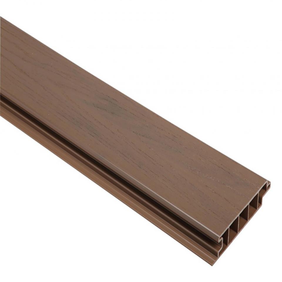 225mm Deck Plank Earth Brown (6m) - Wood Pattern