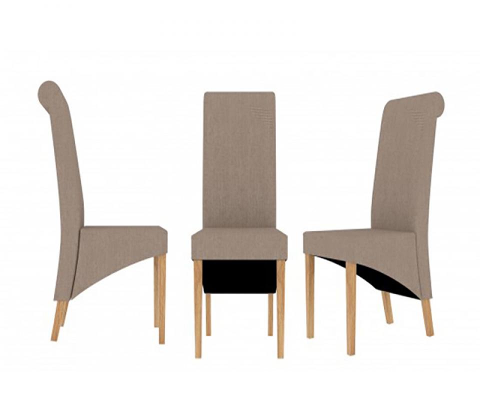 AMPTON BEIGE DINING CHAIR (PACK OF 2)