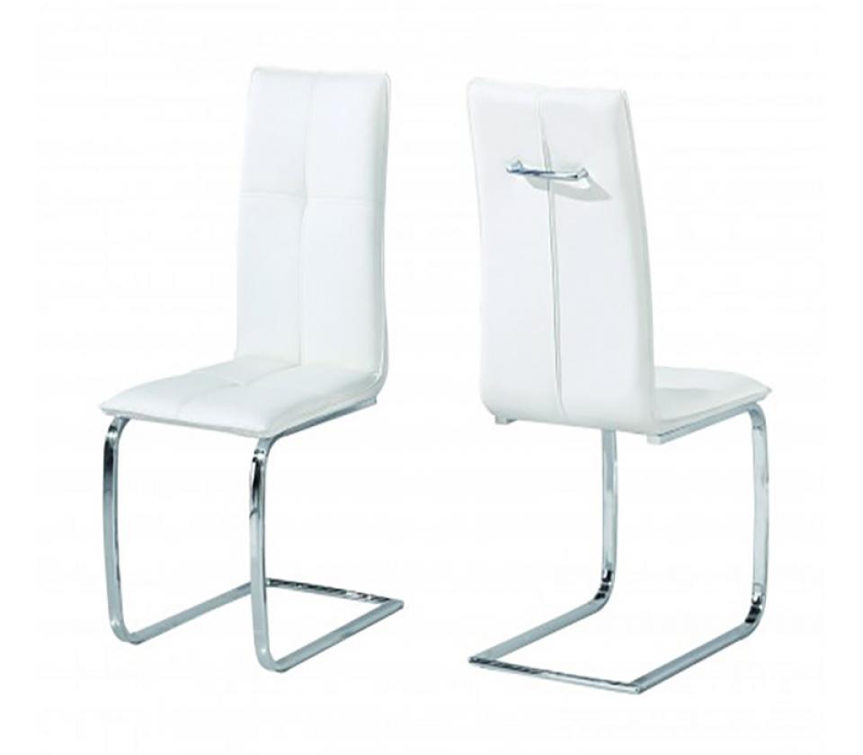WHITE OPTUS DINING ROOM CHAIR (PACK OF 2)