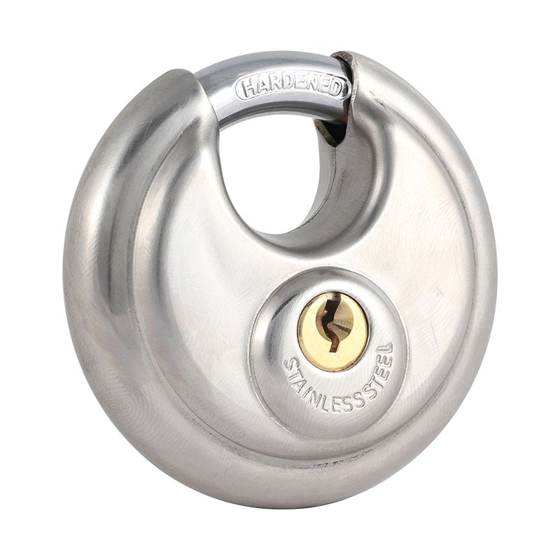 Ironmongery - Pad Lock Tri-Circ. Brass