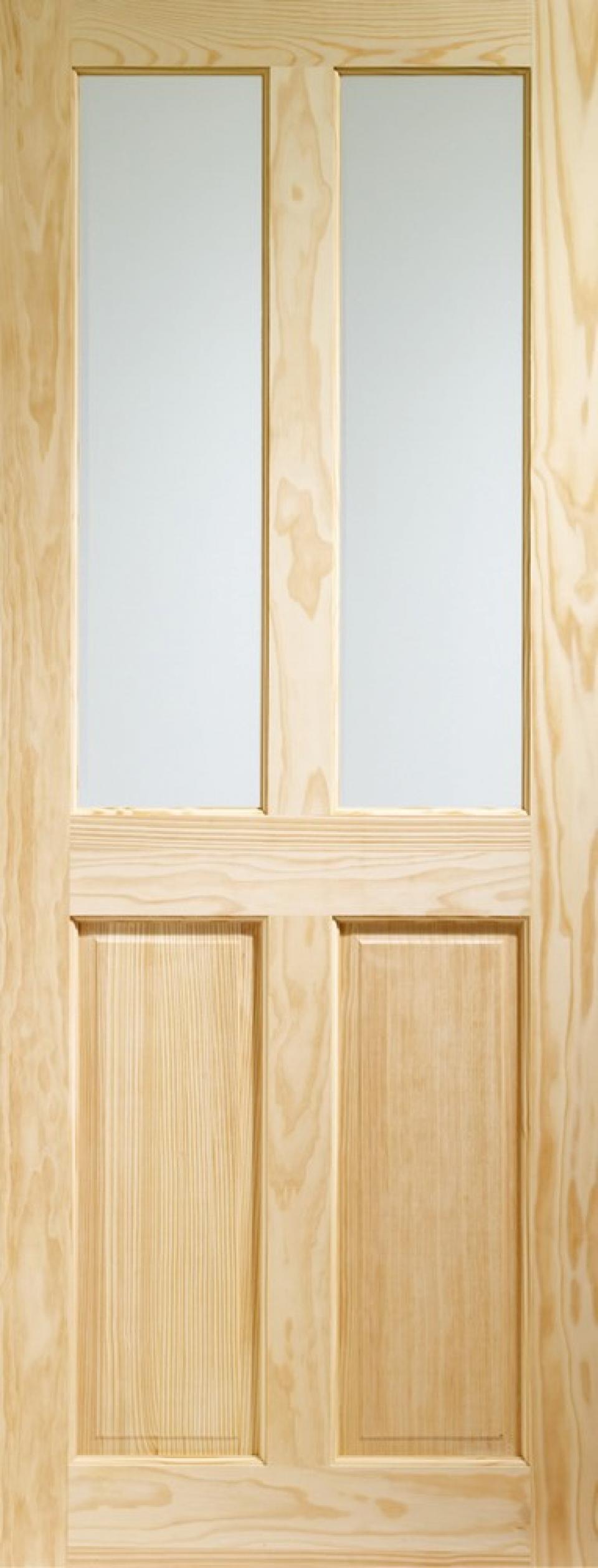 Clear Pine Vict Clear Glass 1981 x 762 x 35mm (30)