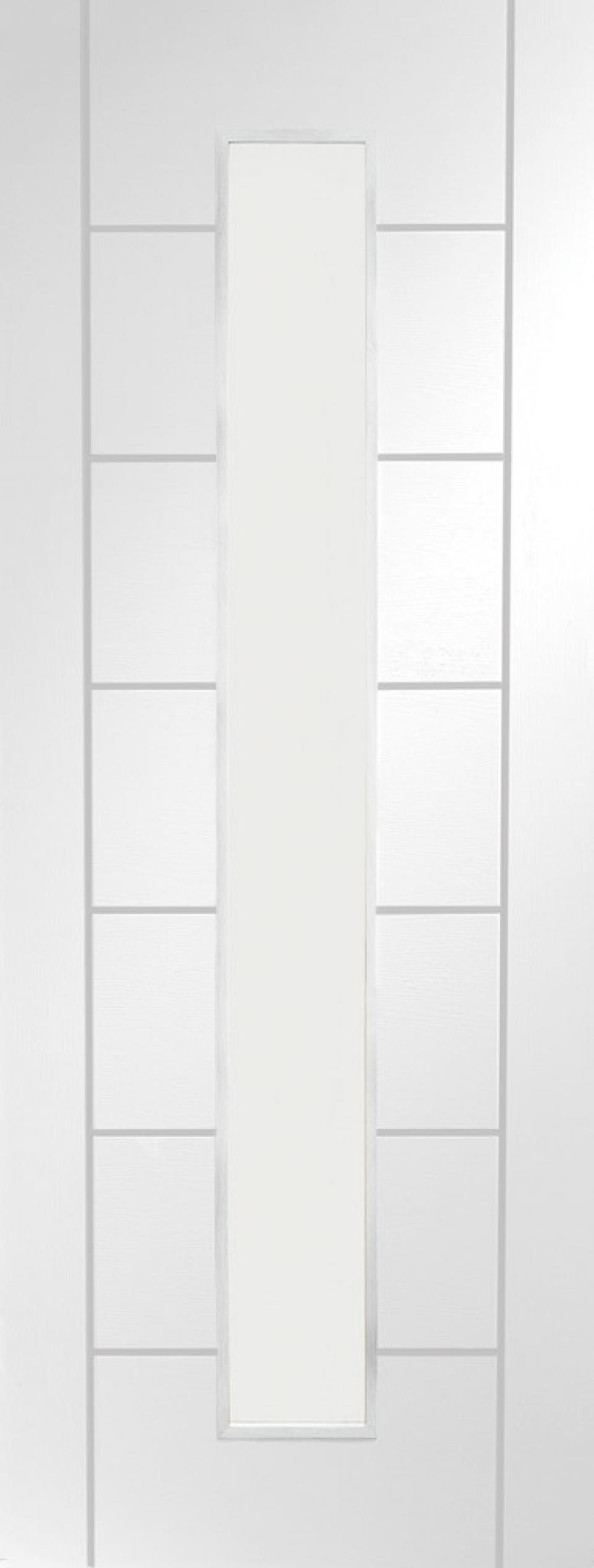 Internal White Primed Palermo 1 Light with Clear Glass 33