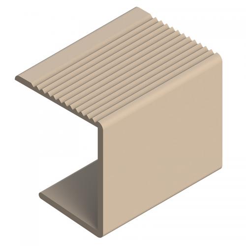 Image for 225mm U Channel Trim Brown (6m)