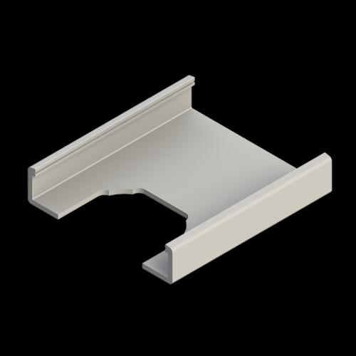 Image for Sculptured Rail Step Capping ( Cream ) - 5.6m
