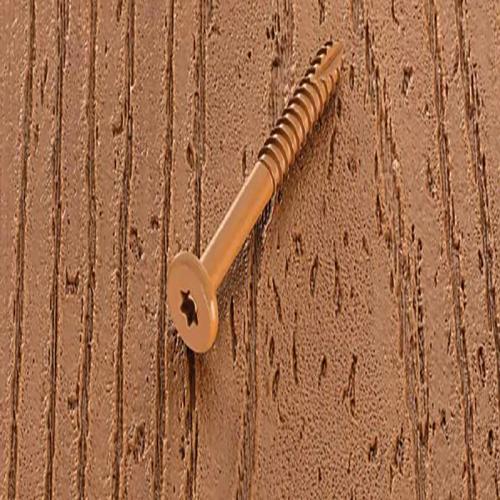 Image for Trex WOOD FIX Fasia Screw Toasted Sand Per 100