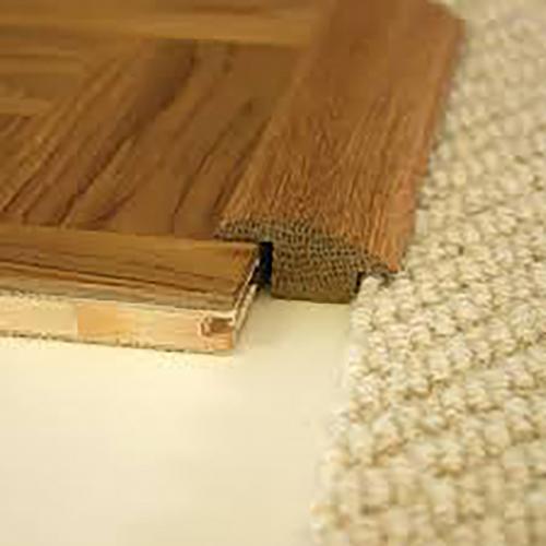 Image for FLOOR TRIM 2.4m Solid Oak Carpet Trim - Unf