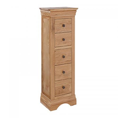 Image for WORCESTER 5 DR NARROW CHEST OF DRAWERS