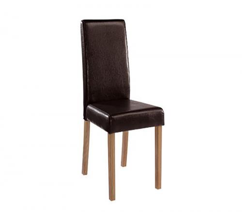 Image for OAKEN CHAIRS BROWN  (PACK OF 2)