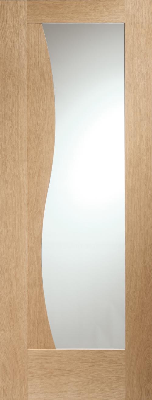 Image for Internal Oak Emilia with Clear Glass - 1981 x 686 x 35mm ( 30