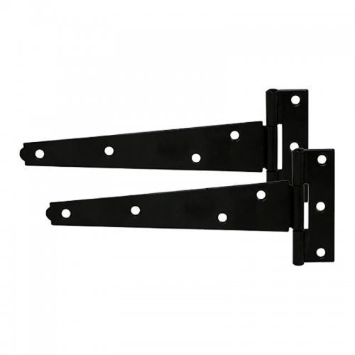 Image for Tee Hinge 455mm Strong Black - Pair