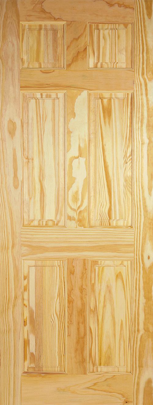 Image for 80X32 6 PANEL CLEAR PINE