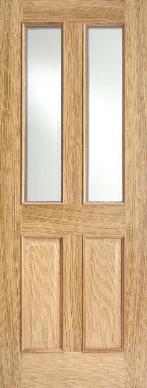 Image for 80X32 OAK RICHMOND WITH CLEAR BEV GLASS NON R/M
