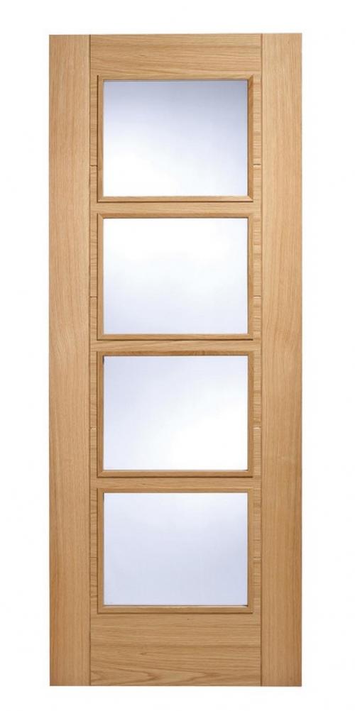 Image for 2040X726X40MM OAK VANCOUVER 4L CLEAR GLAZED