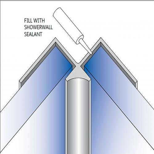 Image for Splash Panel Trim Int Silver - 2.4m