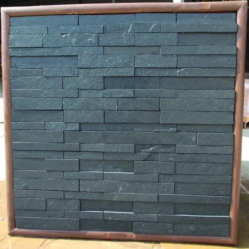 Image for Mer Nat Stone Limestone Wall Clad Black (12.96m2 )