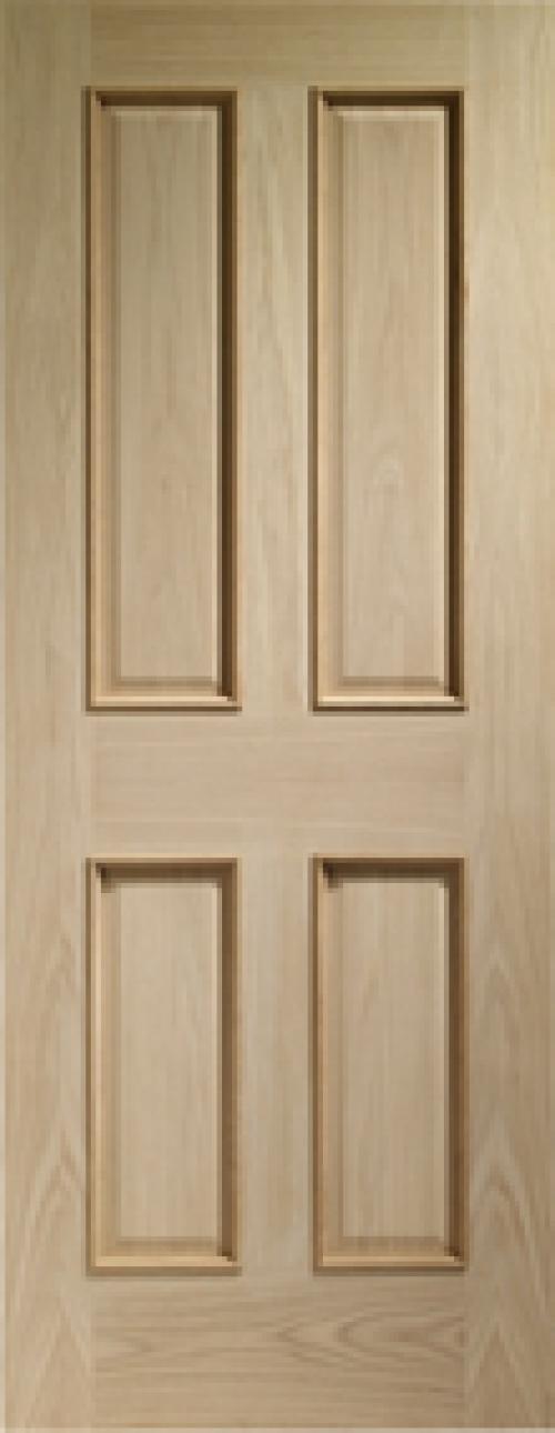 Image for Oak Vict 4 Panel Fire Raised 1981 x 838 x 44mm (33)