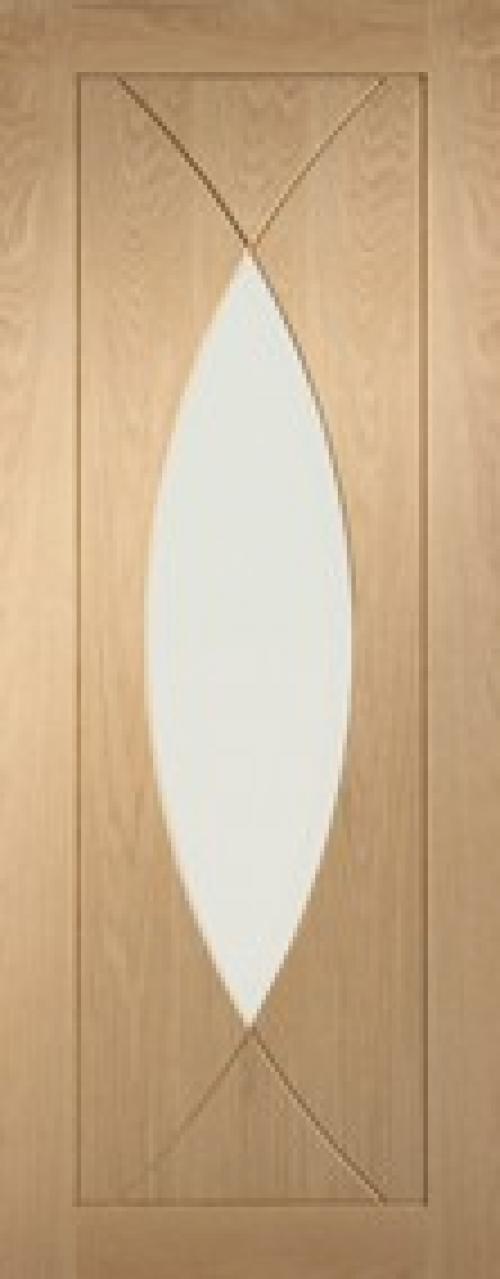 Image for Oak Door Pesaro Clear Glass 2032 x 813 x 35mm (32