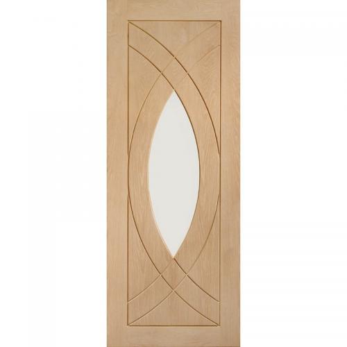 Image for Oak Pre-fin Treviso Clear Glass 1981 x 762 x 35mm (30)