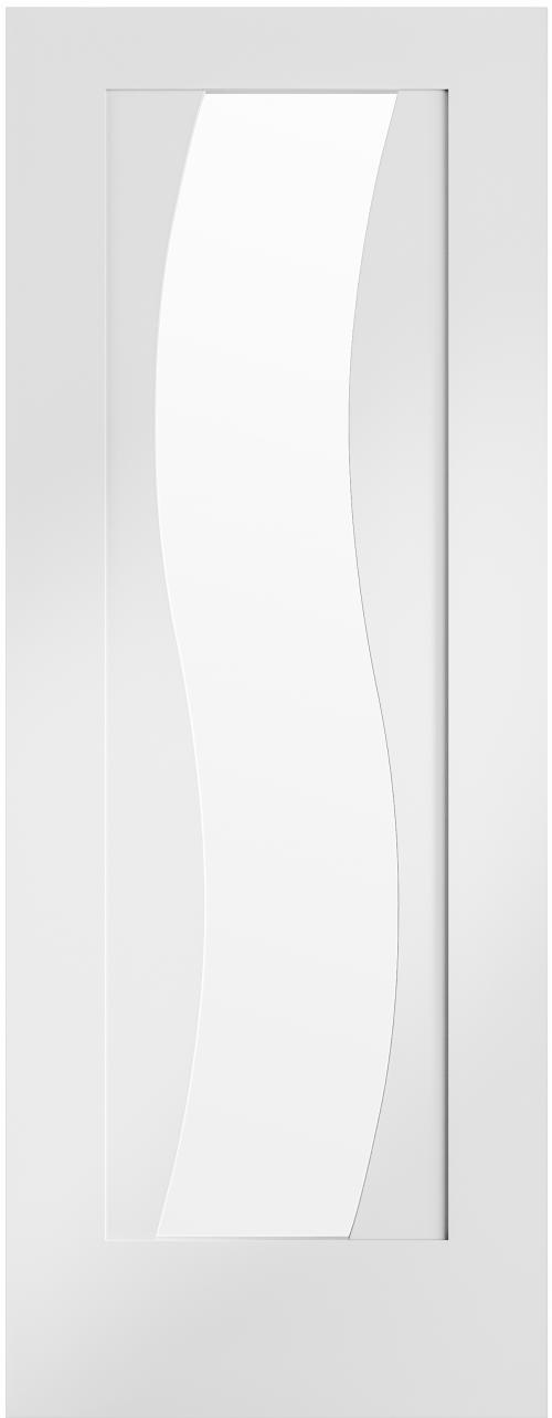 Image for Pre-Finished Florence Clear Glazed Door White 1981 x 686 x 35mm (27