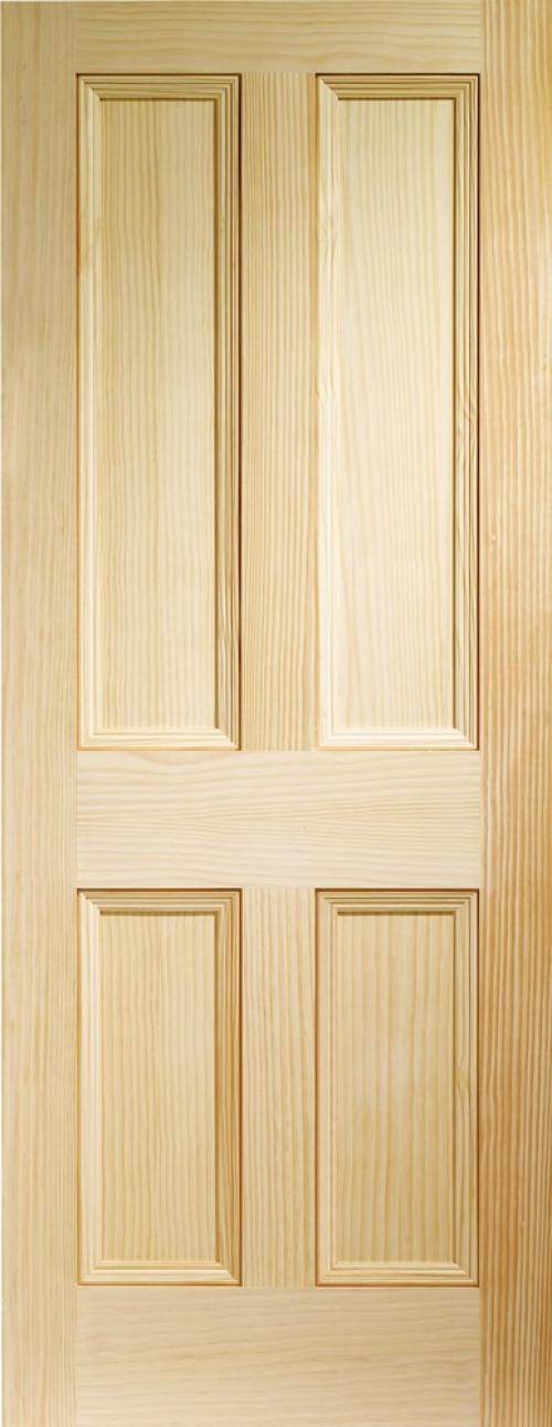 Image for Vert Grain Clear Pine Edw 4 Panel 2032 x 813 x 35mm (32)